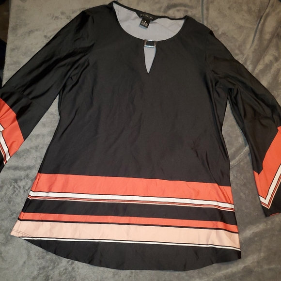 Dressy Top with Flare 3/4 Sleeves - Picture 3 of 3